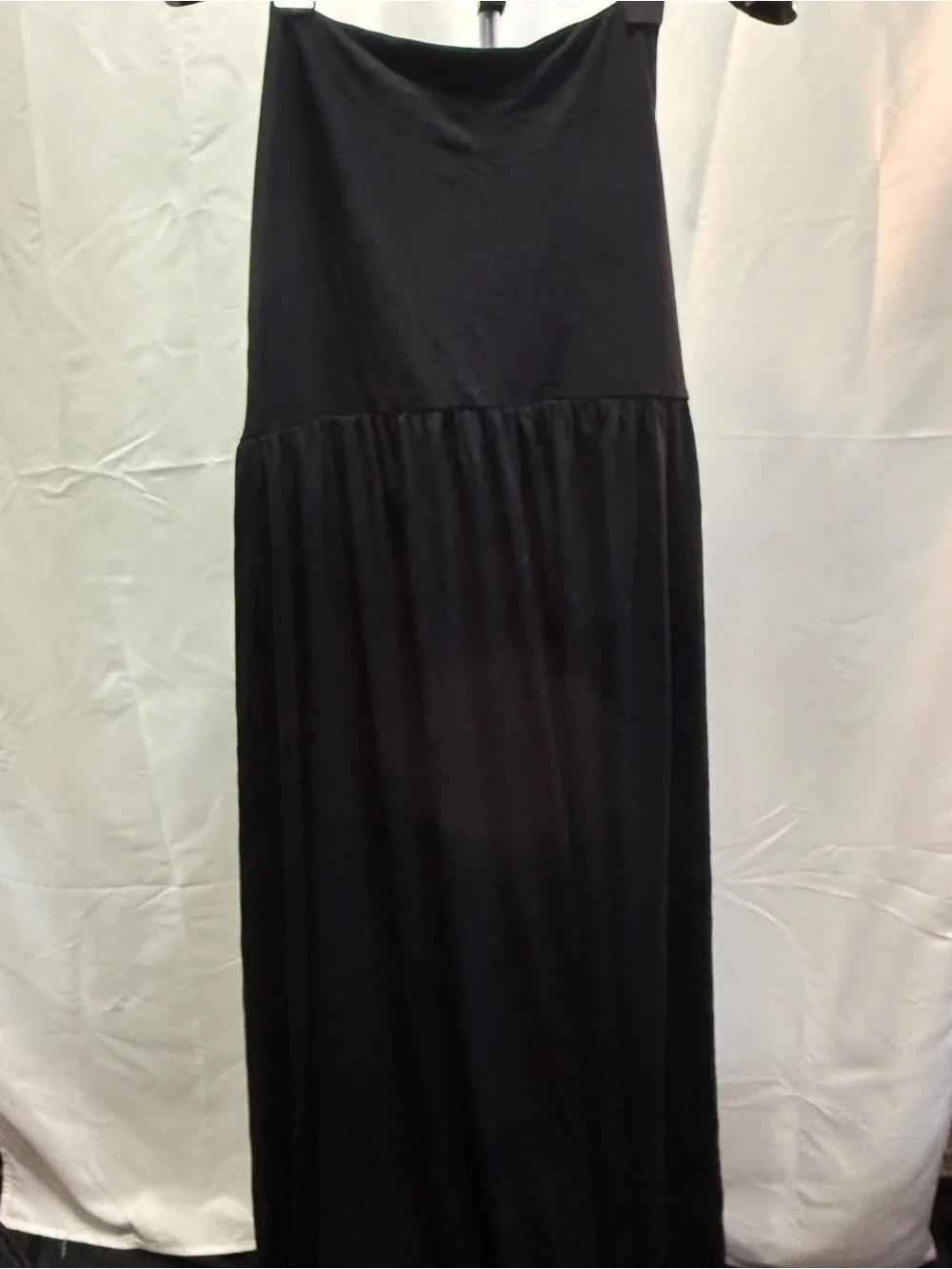 NWT Classic Strapless Black Maxi Dress